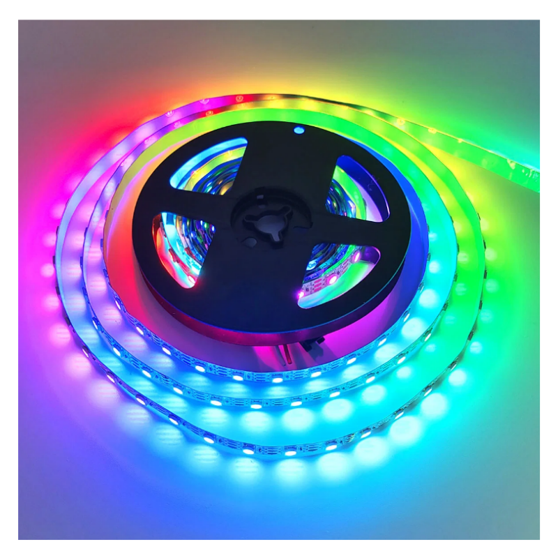 Cinta 24V 5050 14W/M Ip20 60LED/Mt RGB Sinfonía Adhesivo 5 Metros