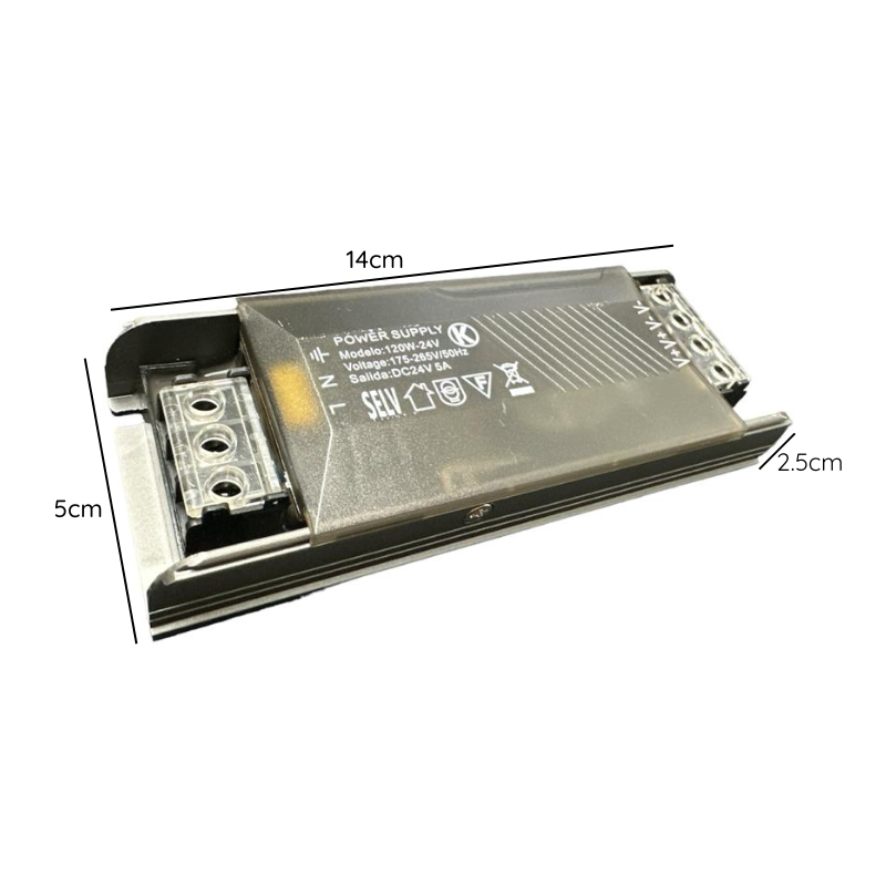 Fuente De Poder Profesional Modelo Titanpro 24V-120W