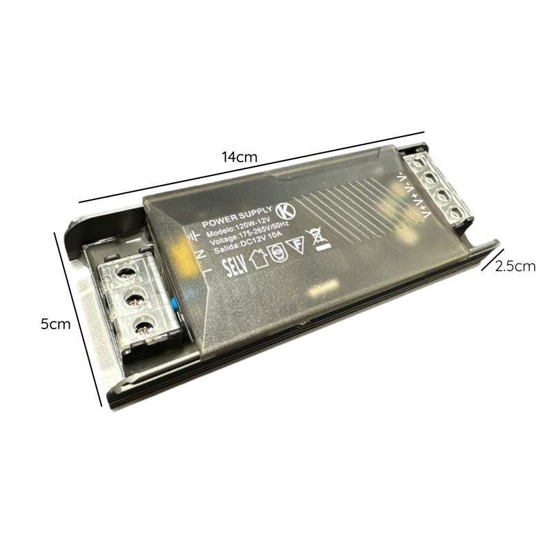 Fuente De Poder Profesional Modelo Titanpro 12V-120W