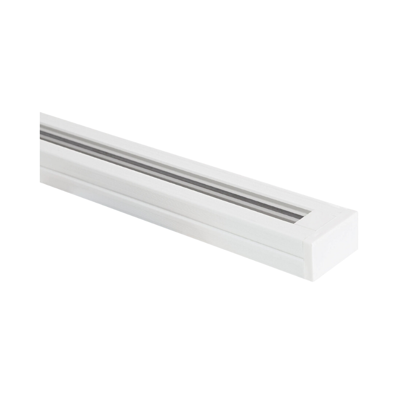 Riel Monofasico 2 Metros Blanco Modelo Paladio
