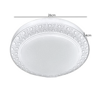 Lampara LED Sobrepuesta 24+24W Redonda 26Cm Aspi I 3000K-4000K-6000K