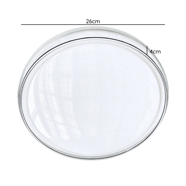 Lampara LED Sobrepuesta 24+24W Redonda 26Cm Aspi Ii 3000K-4000K-6000K