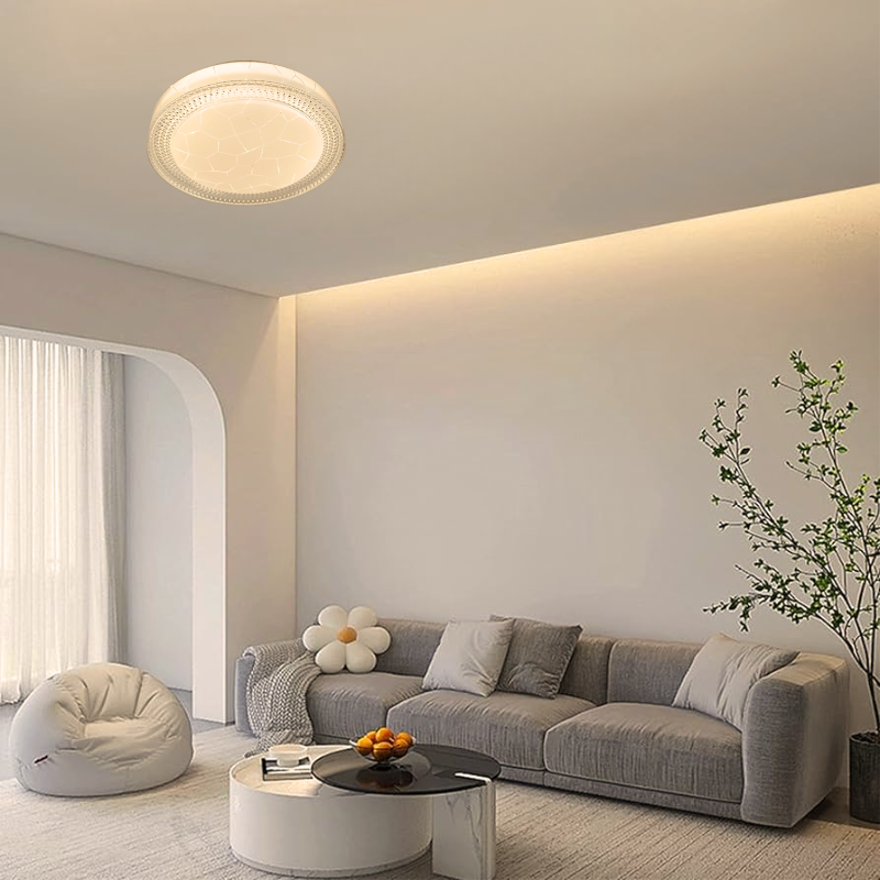 Lampara LED Sobrepuesta 24+24W Redonda 26Cm Aspi Iii 3000K-4000K-6000K