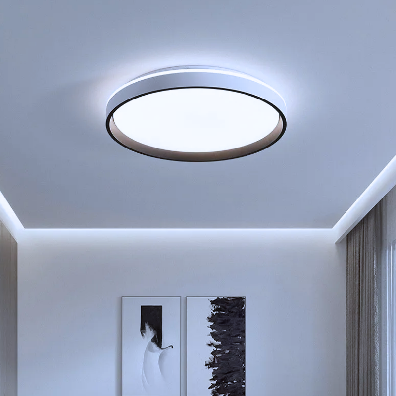 Lampara LED Sobrepuesta C/Control 48+48W Blanca Taurus Ii 3000K-4000K-6000K