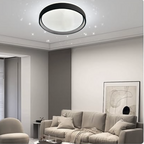 Lampara LED Sobrepuesta 42+42W Negra Aste 3000K-4000K-6000K