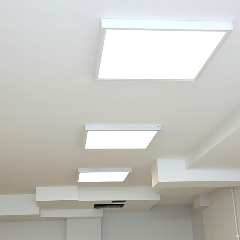 Base Blanca Plastica Para Sobreponer O Colgar Panel 603X603