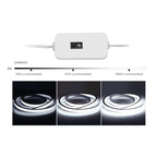 Cinta 5V Neon 2835 120LED Ip54 10Mm 9000K C/Adhesivo 5 Metros