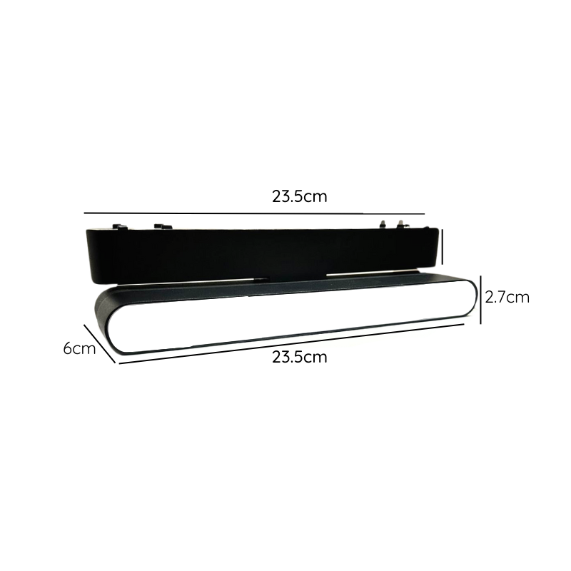Foco Riel Magnetico 12W 48V 4000K Modelo Cygnus