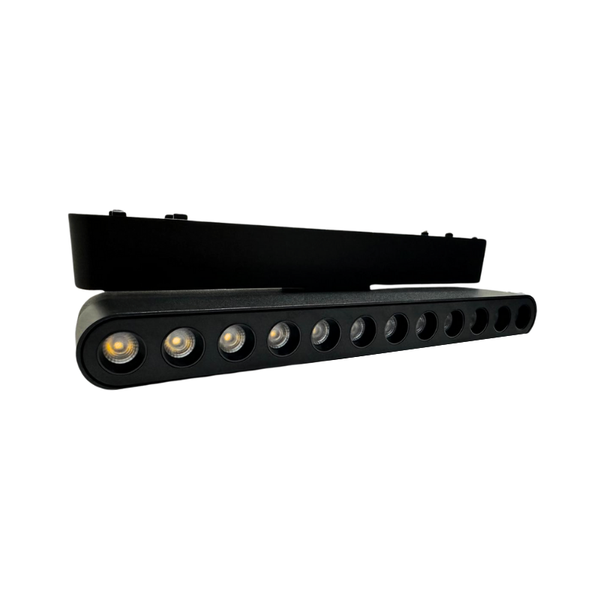 Foco Riel Magnetico 12W 48V 24° 3000K Moddelo Cygnus