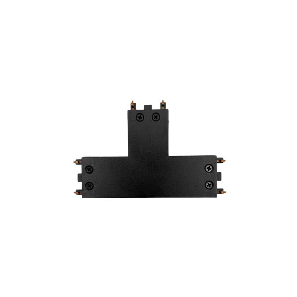 Conector T Riel Negro 48V Modelo Cygnus Konnergie