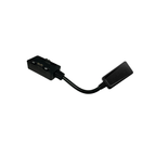 Conector Flexible Riel Negro 48V Modelo Cygnus