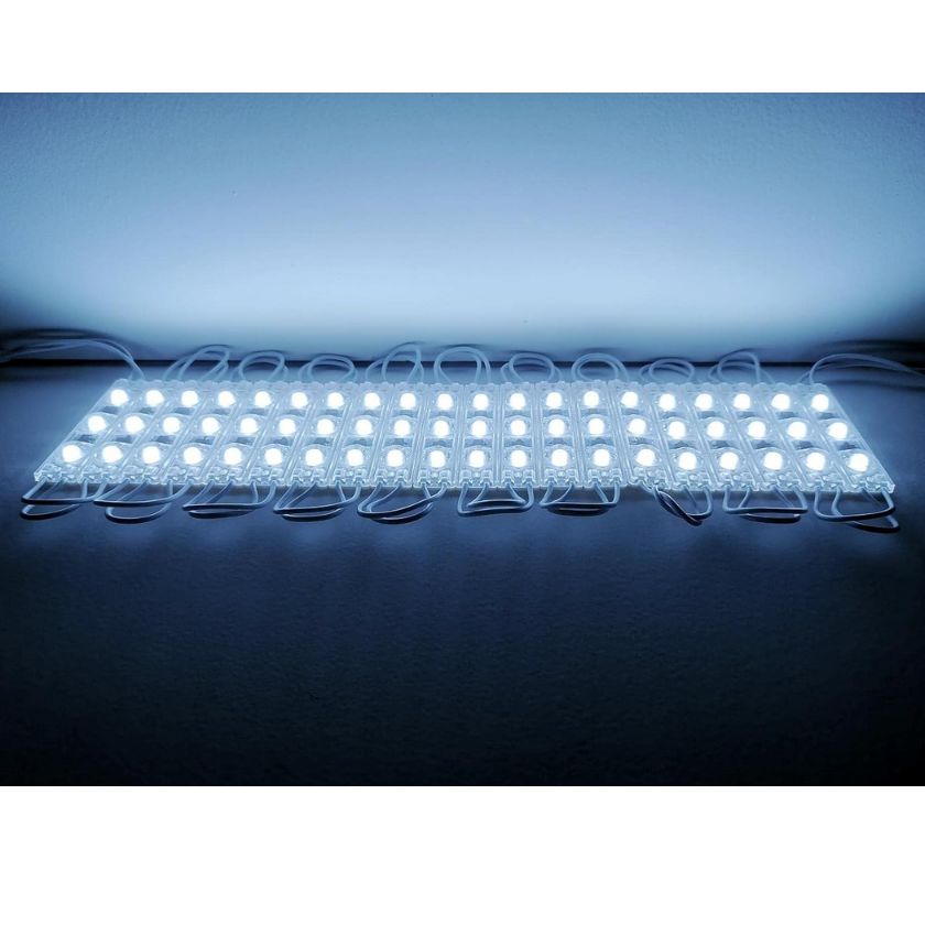 Modulo LED 220V 2W 3LED Luz Fria 6500K Ip65 200Pcs