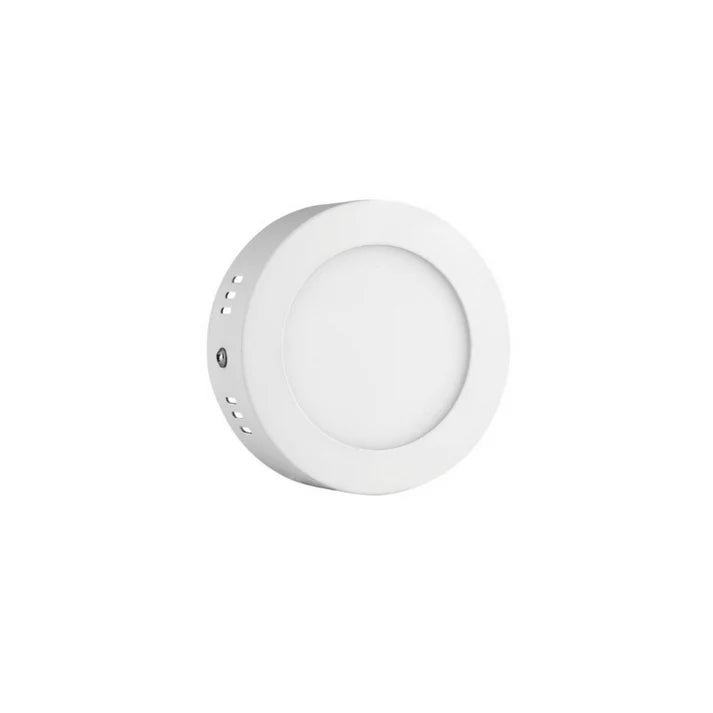 Panel Sobrepuesto Redondo Blanco 12W Calido 3000K