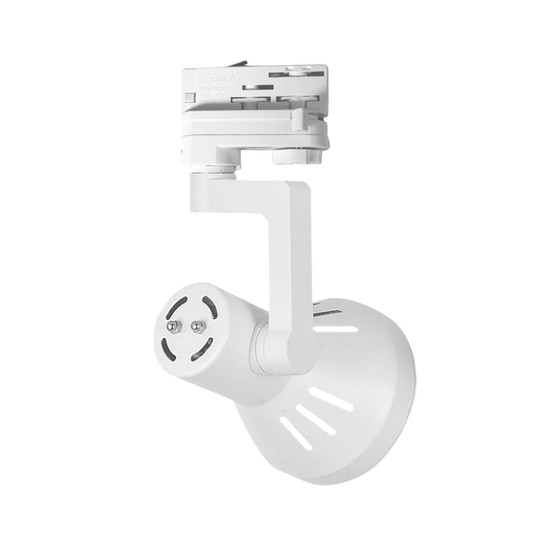 Foco Trifásico Blanco Porta Ampolleta E27 Haedi Ii