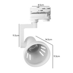 Foco Trifásico Blanco Porta Ampolleta E27 Haedi Ii