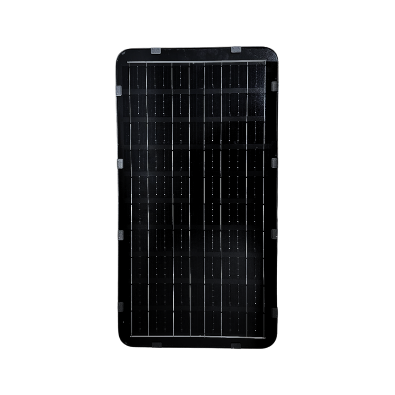 Luminaria Solar Con Sensor De Movimiento Monocristalina 200W Ip65 5000K 5V 20W 3.2V 20Ah C/Control Modelo Epsilon