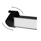 Foco Riel Monofasico Negro Empavonado Movil 10W 220V 4000K Cygnus