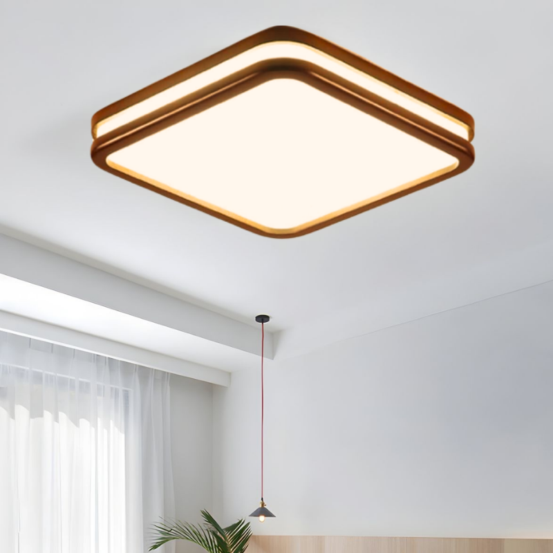 Lampara Cuadrada 36W 300Mm Saiph Mdf Osc 3K/4K/6K C/Control
