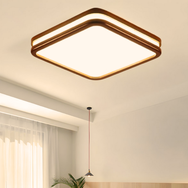 Lampara Cuadrada 36W 300Mm Saiph Mdf Osc 3K/4K/6K C/Control