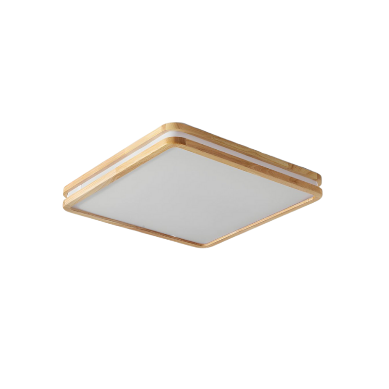 Lampara Cuadrada 48W 400Mm Saiph Mdf Clara 3000-4000-6000K C/Control