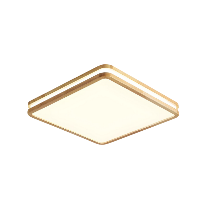 Lampara Cuadrada 48W 400Mm Saiph Mdf Clara 3000-4000-6000K C/Control