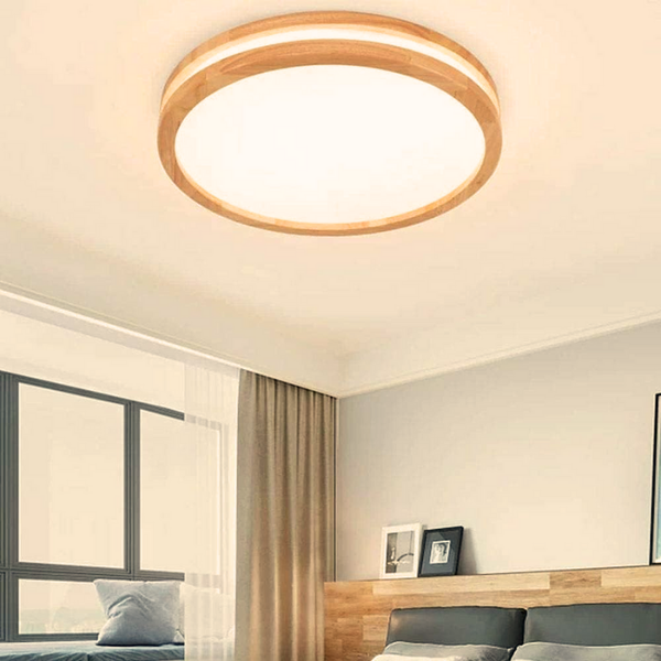 Lampara Redonda 36W 300Mm Saiph Mdf Clara 3000-4000-6000K C/Control