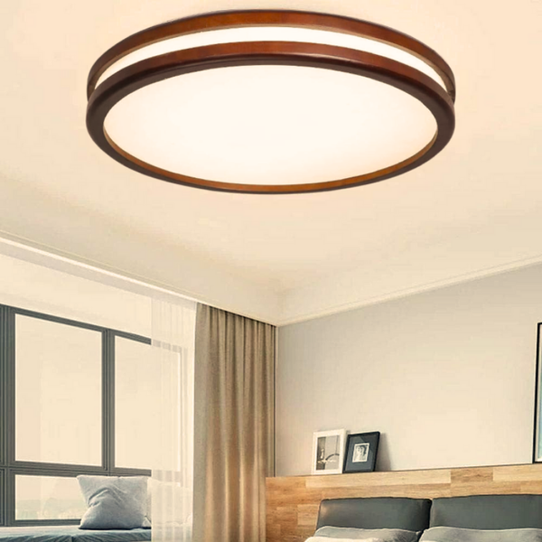 Lampara Redonda 48W 400Mm Saiph Mdf Oscura 3000-4000-6000K C/Control- Copiar