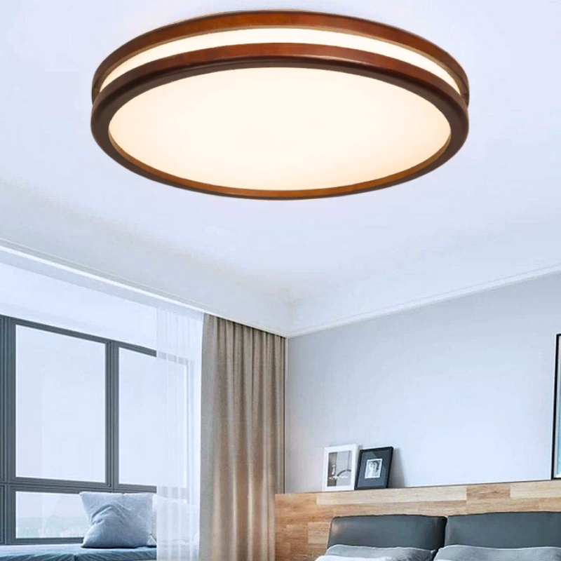 Lampara Redonda 48W 400Mm Saiph Mdf Oscura 3000-4000-6000K C/Control- Copiar