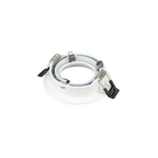 Foco Embutido Porta Gu10 Basculante Gu10 Blanco Con Malla