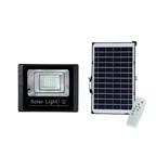 Foco Solar 25W 3.2V Con Panel Solar Y Control Remoto
