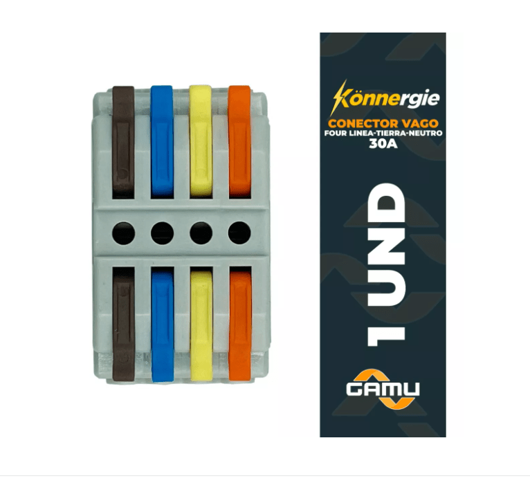 Conector Vago Modelo Four Linea-Tierra-Neutro 30A