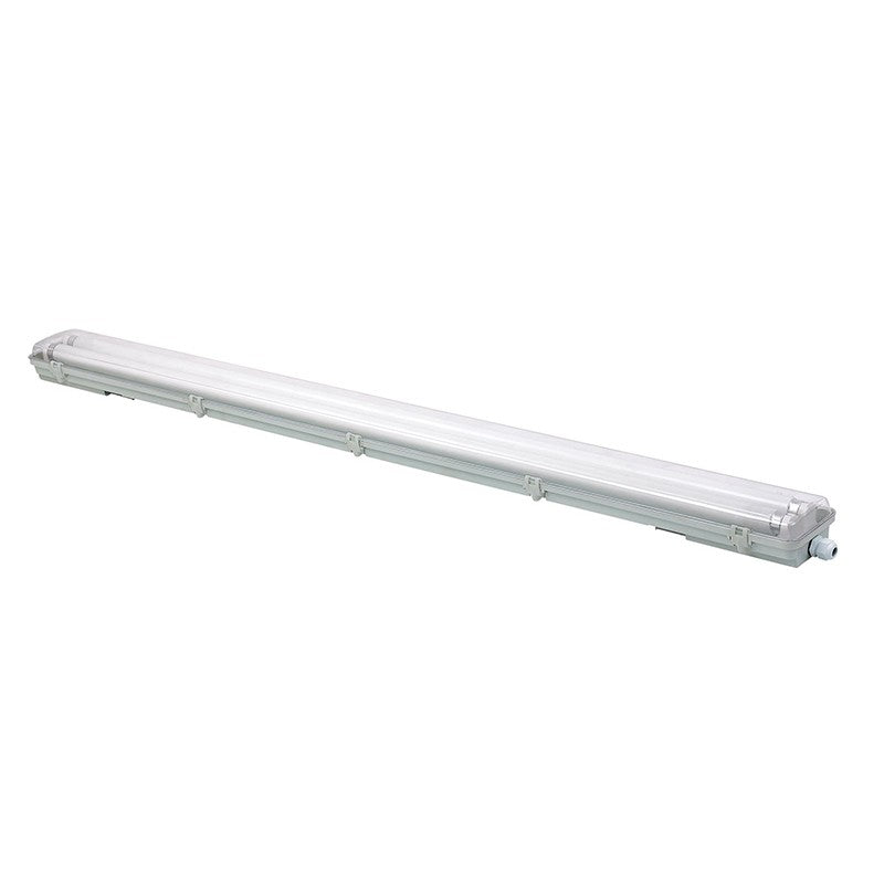 Estanco Simple Para Tubos LED 1*36W Transparente Ip65 De 120Cm